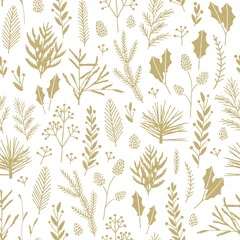 Seamless Christmas pattern. © apanfilova