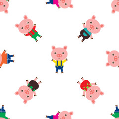 Pig background pattern