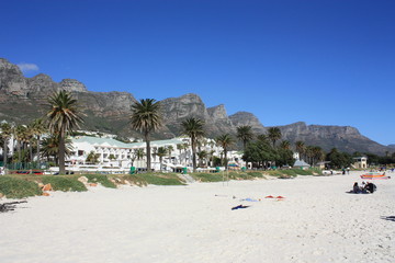 Plage de Camps Bay Le Cap Afrique du Sud - Camps Bay Beach Cape Town Southafrica