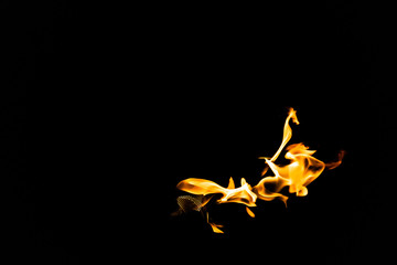 Fire flame burner background