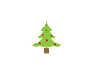 cristmas tree illustration vecto