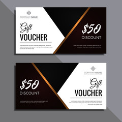 professional gift voucher template design