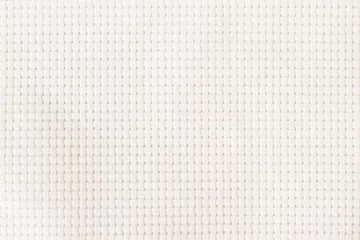 Crédence de cuisine en verre imprimé Poussière Tissu en tissu Aida pour l& 39 artisanat de broderie au point de croix (point de croix) avec motif en maille carrée toile de coton lin
