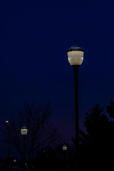 Fototapeta na wymiar Old street lamp in the night