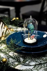 Dishes on the holiday table.
