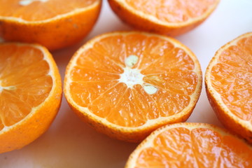 半分に切ったミカン