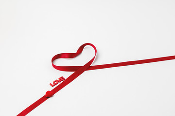 Tape Heart and Love Text