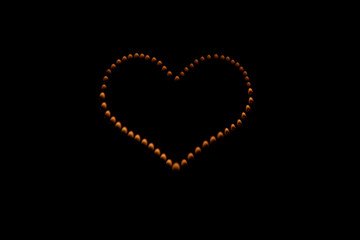 lots of candle in the dark