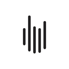 metal music tune symbol logo vector