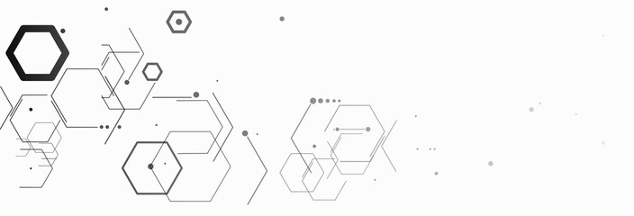 Abstract particles connection