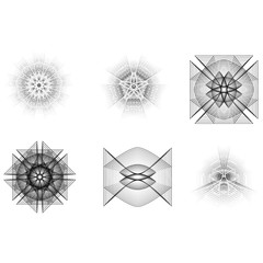 Holiday patterns of stars and flowers for gifts ground