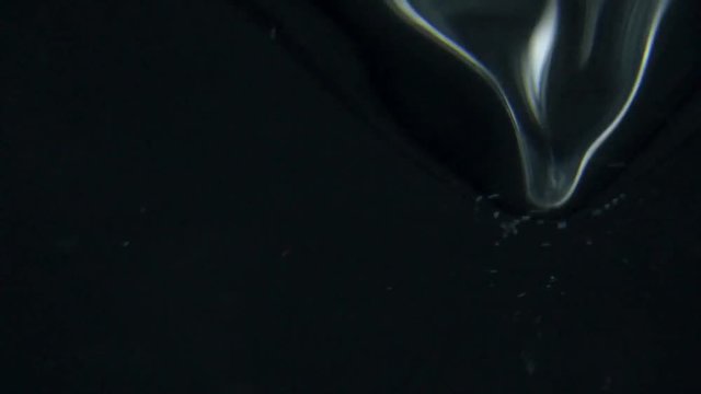 Whirlpool in the water, bubbles in the water taken with macrolenses