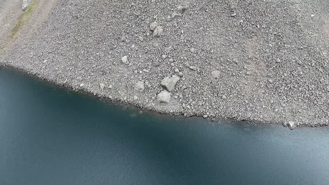 Video at Wastwater Lake the deepest lake in England Scafell Pike highest mountain Lake District Cumbria