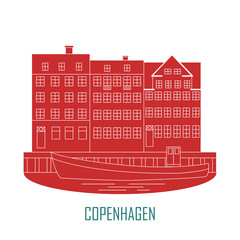 Copenhagen Denmark, Nordic capital. Old european city