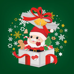 Festive Greeting card. Christmas and New year template for invitation card. Christmas and New year Background.