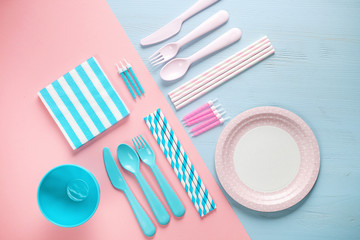 Tablewares for a picnic