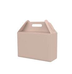 Realistic take away food box mock up set 3d illustration. cardboard carry package, product container, empty food box. Take away food box template.