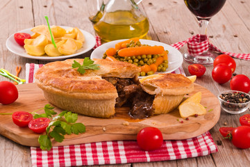 Steak pie.