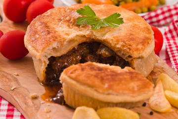 Steak pie.