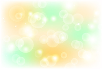 Blur bubble air nature golden and green fresh abstract background magic sparkle concept