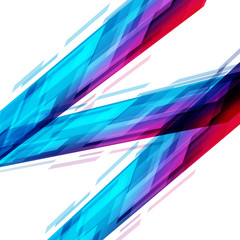 Digital technology rainbow gradient concept vector illustration