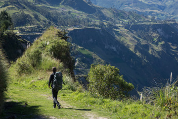 Randonnée sur la boucle de Quilotoa, Équateur