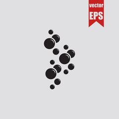 Bubbles icon.Vector illustration.