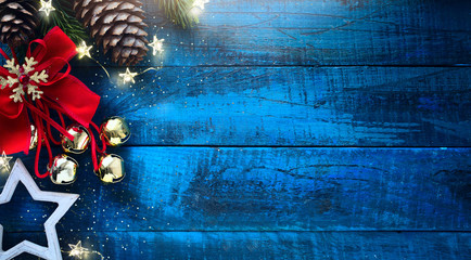 Christmas banner. Background Xmas design for Horizontal christmas poster, greeting cards, headers,...