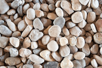 white pebble stones background.river gravel rock natural concept texture