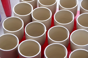 石こう型で作る陶器