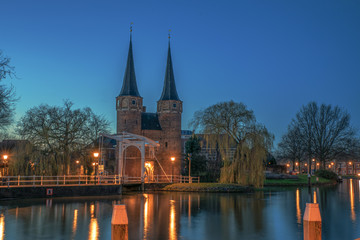 Fototapeta na wymiar Oostport Delft