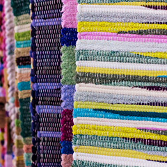 Homespun Multicolored Rugs