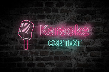 Karaoke contest concept