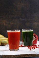 healthy pomegranate juice