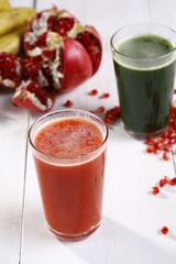 healthy pomegranate juice
