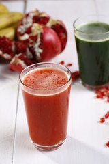 healthy pomegranate juice