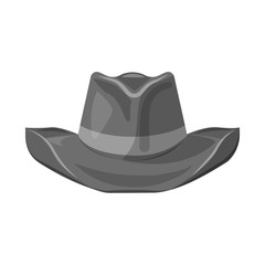 Vector design of headgear and cap icon. Collection of headgear and accessory stock vector illustration.