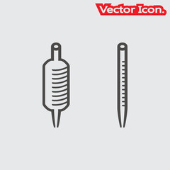chemical lab equipment icon isolated sign symbol and flat style for app, web and digital design. Vector illustration.