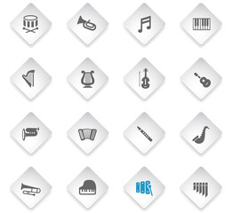 classic instruments icon set