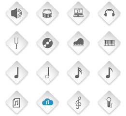 music icon set