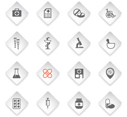 pharmacy icon set