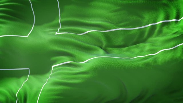 Realistic Flag of Ladonia Loop