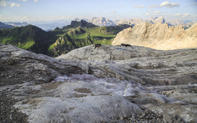 Dolomites Alps from the Marmolada