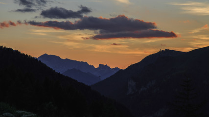 Dolomites Alps from the Marmolada