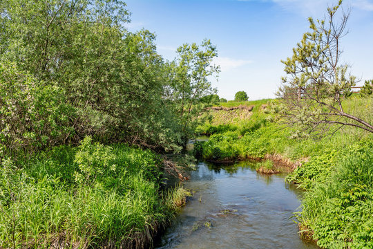 The picturesque small river Baim