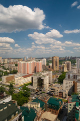 Fototapeta premium City buildings from height