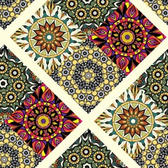 Seamless repeating mandala background