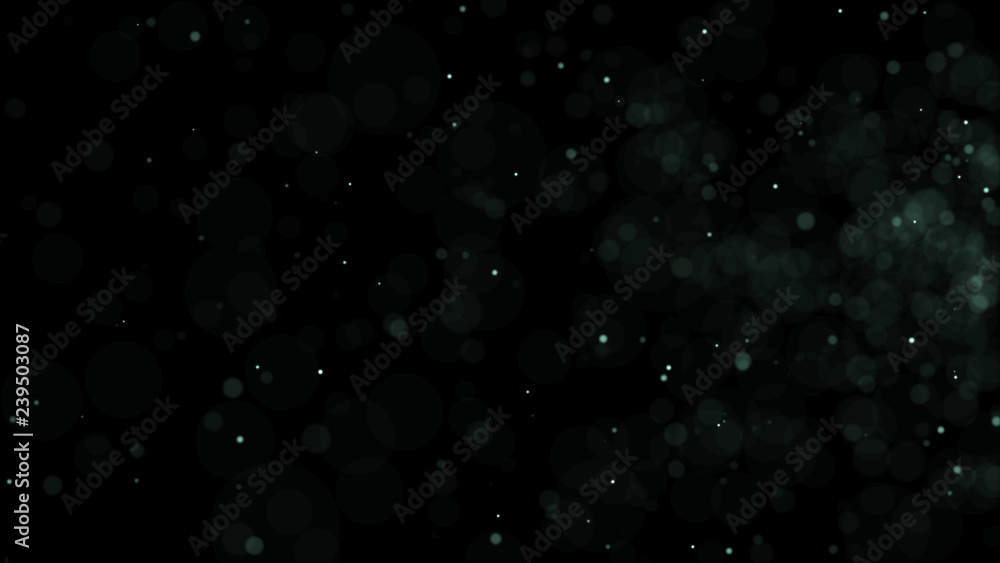 Poster dust particles. abstract background of particles. 3d rendering. dots background. futuristic digital 