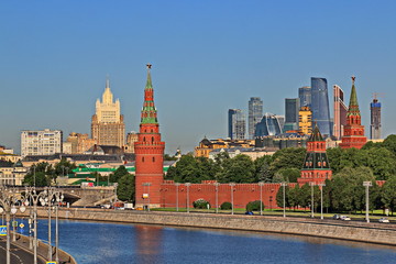 Moscow River and the Moscow Kremlin