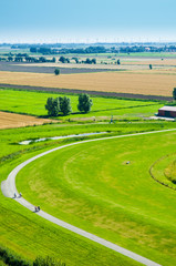 Obraz premium weites grünes Feld 